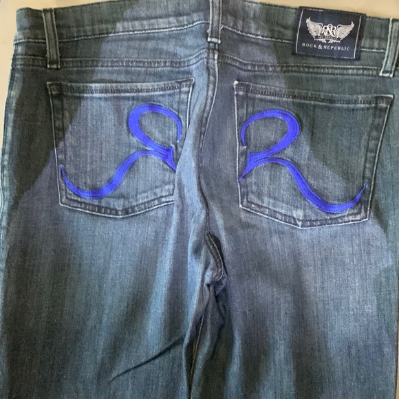Rock & Republic Denim - ROCK AND REPUBLIC CUSTOM DISTRESSED JEANS